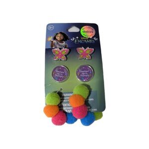 50 Packs - Claire's Disney Encanto Earrings w/ Pom Pom Set Birthday Party Favor